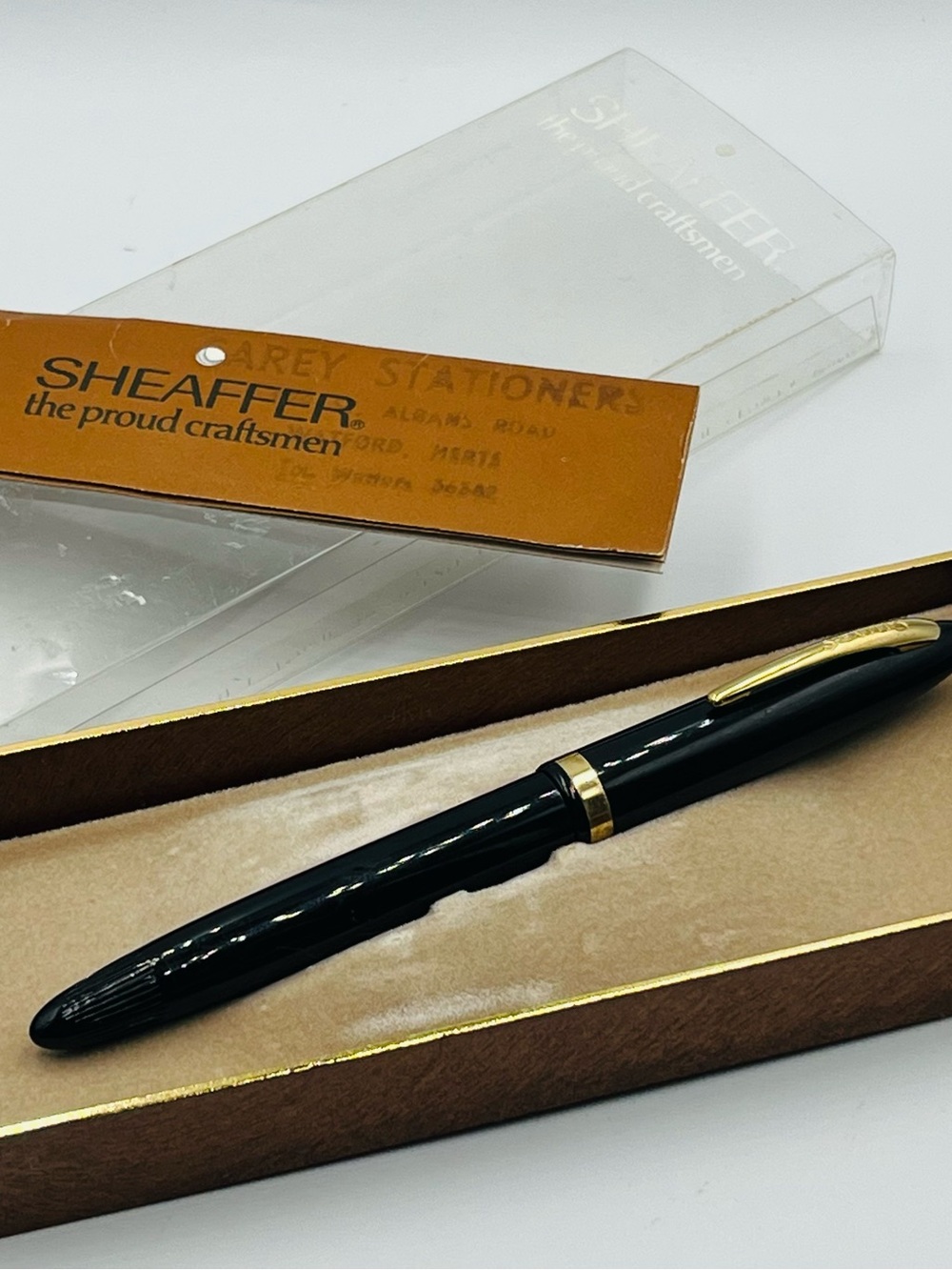 Vintage Sheaffer Cadet 23 Burgundy Touchdown Fountain Pen (1974)
